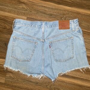 Levi's Women's Light Blue Denim Shorts